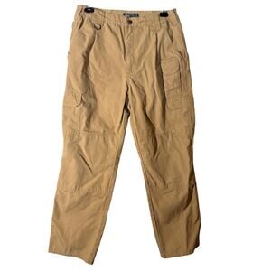 5.11 Tactical Series Pants 34x32 Tan Cargo Tactical Cotton Ripstop Work